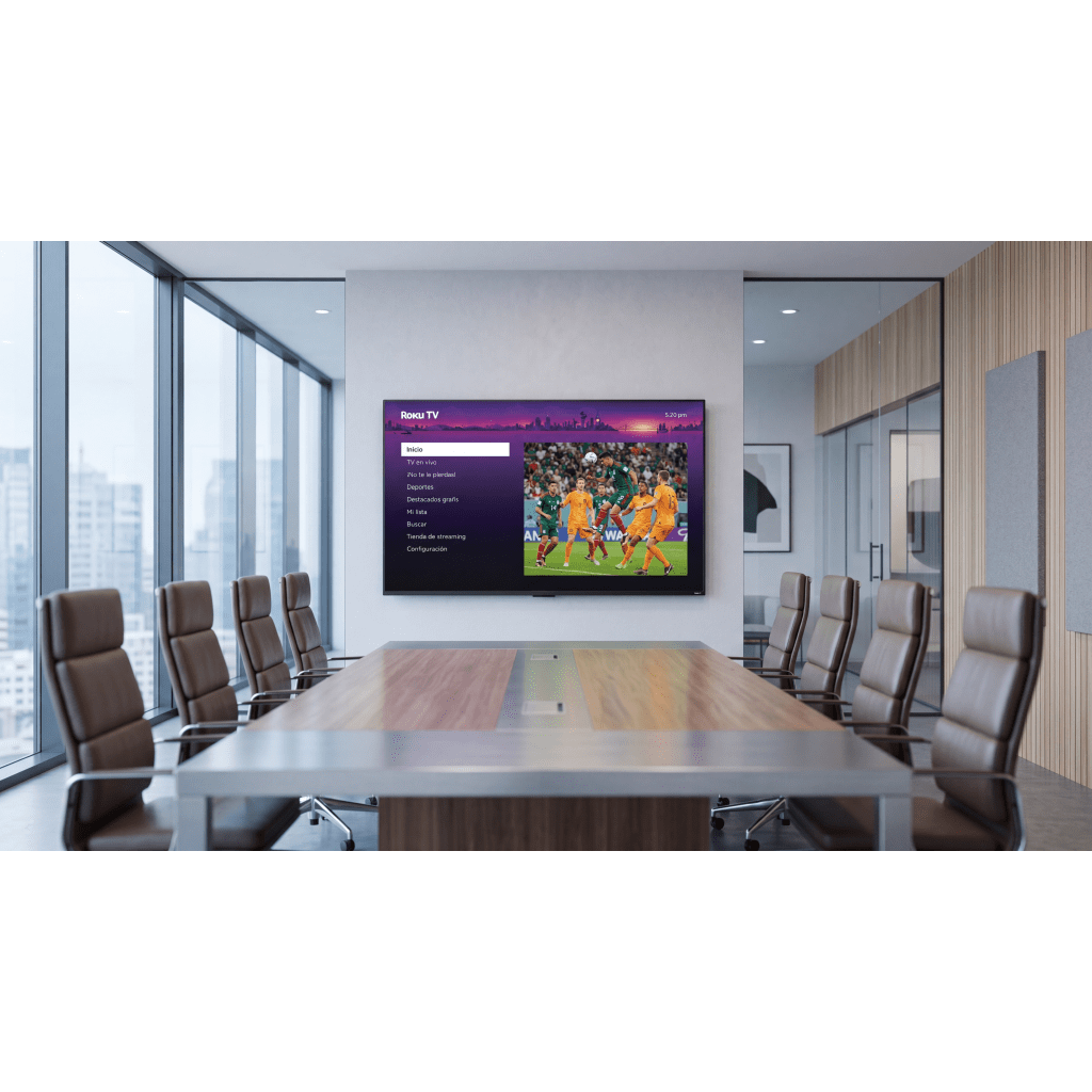 SmartTV QLED 4K UHD 58 Pulgadas / Resolución 3840 × 2160 / Tecnología QLED / 1GB DDR4 RAM / 512MB ROM / 3 Puertos HDMI / WiFi 2T2R / ROKU / Audio 8W+8W / VESA 200×200 mm HORION - Imagen 3