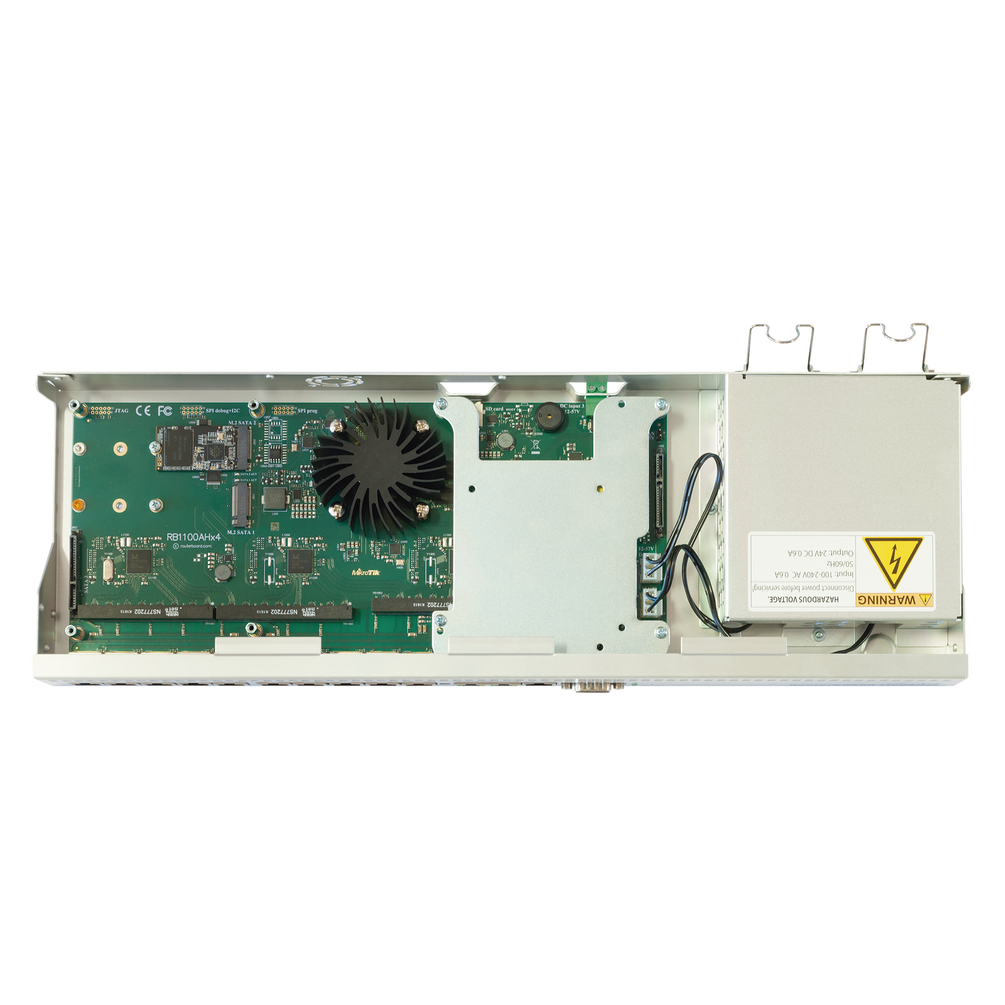 RB1100AHx4 Dude Edition, 13 Puertos Gigabit, Almacenamiento M.2 60GB para Base de Datos Dude MIKROTIK - Imagen 2