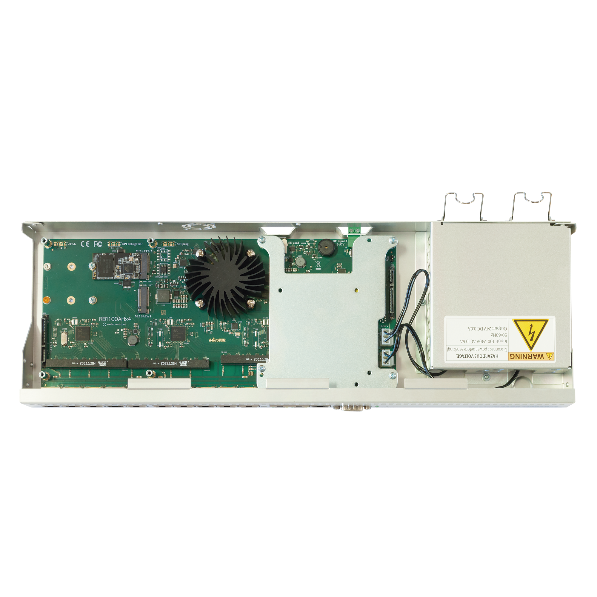 RB1100AHx4 Dude Edition, 13 Puertos Gigabit, Almacenamiento M.2 60GB para Base de Datos Dude MIKROTIK - Imagen 2