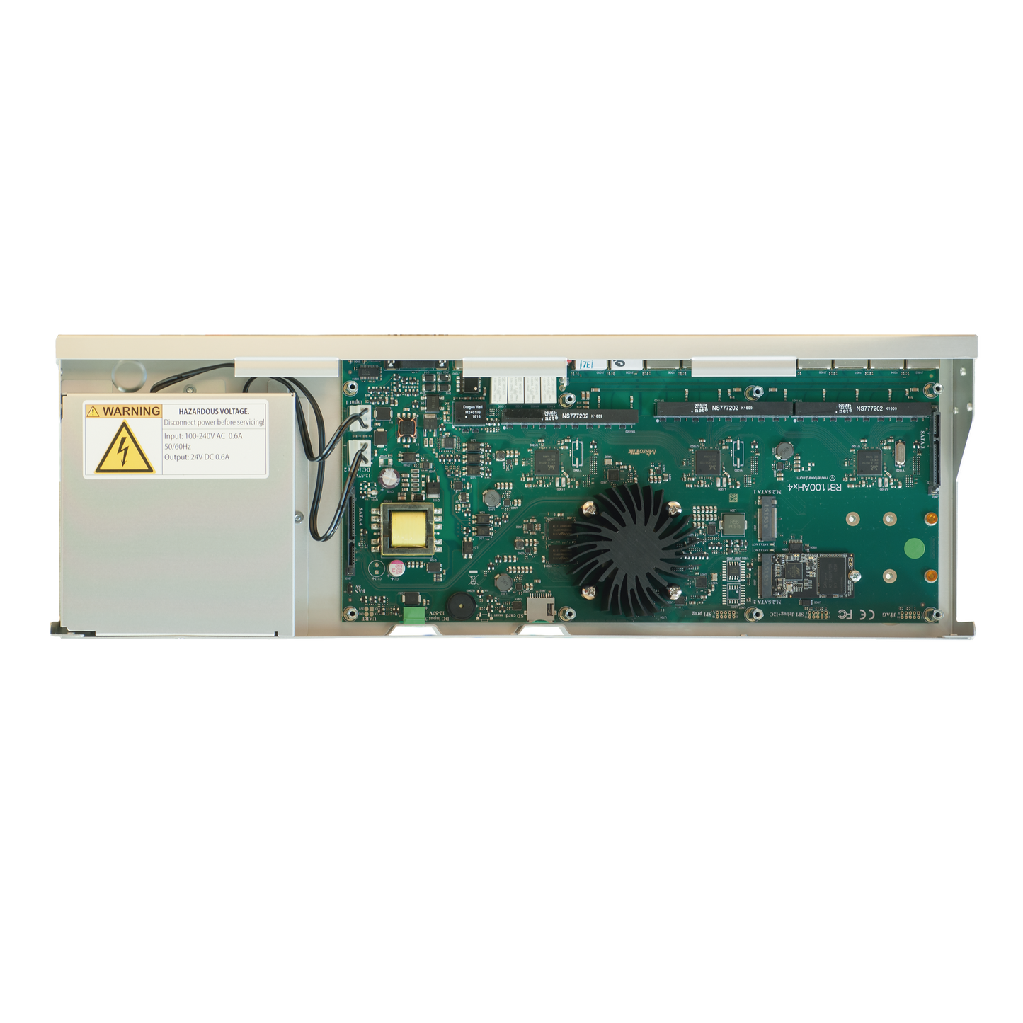 RB1100AHx4 Dude Edition, 13 Puertos Gigabit, Almacenamiento M.2 60GB para Base de Datos Dude MIKROTIK - Imagen 3