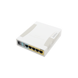 (RB260GSP) Switch Mikrotik 5 puertos PoE (Pasivo) (1in/4out) Gigabit Ethernet y 1 SFP - Imagen 2