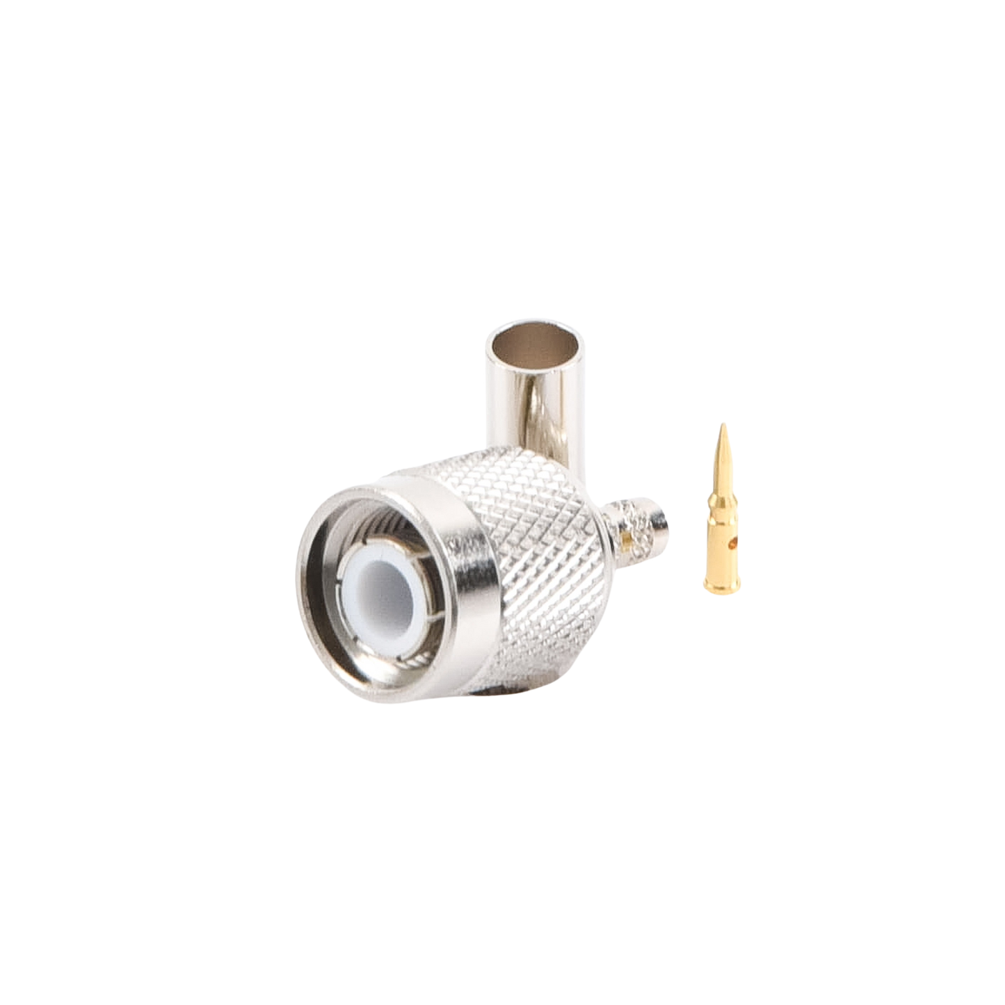 Conector TNC Macho de Anillo Plegable para Cables RG-58/U, RG-142/U, LMR-195, Níquel/ Oro/ Teflón. RF INDUSTRIES,LTD - Imagen 2