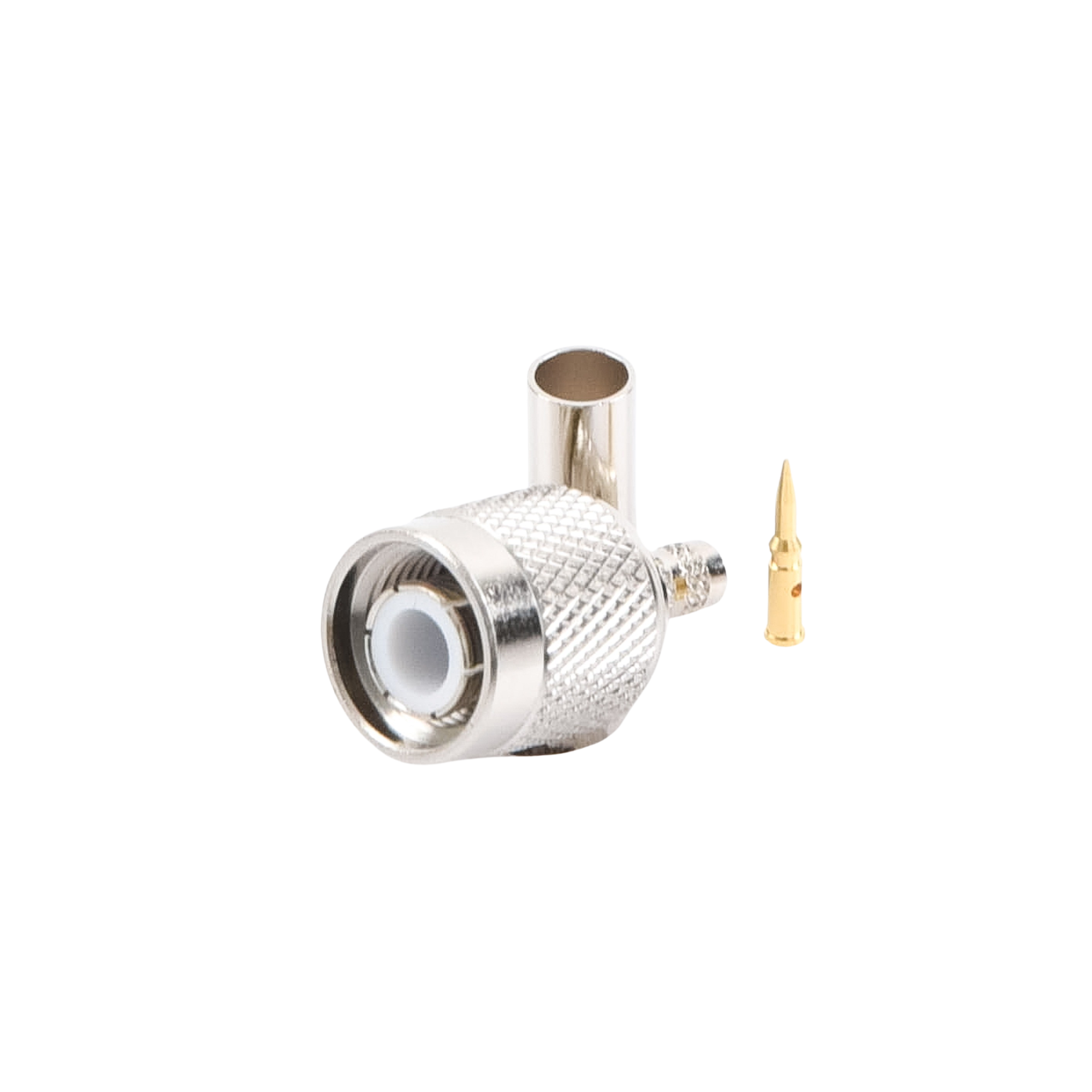 Conector TNC Macho de Anillo Plegable para Cables RG-58/U, RG-142/U, LMR-195, Níquel/ Oro/ Teflón. RF INDUSTRIES,LTD - Imagen 2