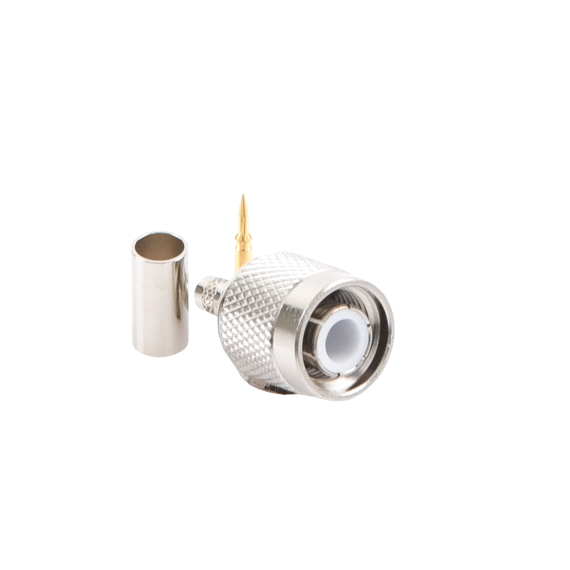 Conector TNC Macho de Anillo Plegable para Cables RG-58/U, RG-142/U, LMR-195, Níquel/ Oro/ Teflón. RF INDUSTRIES,LTD - Imagen 3