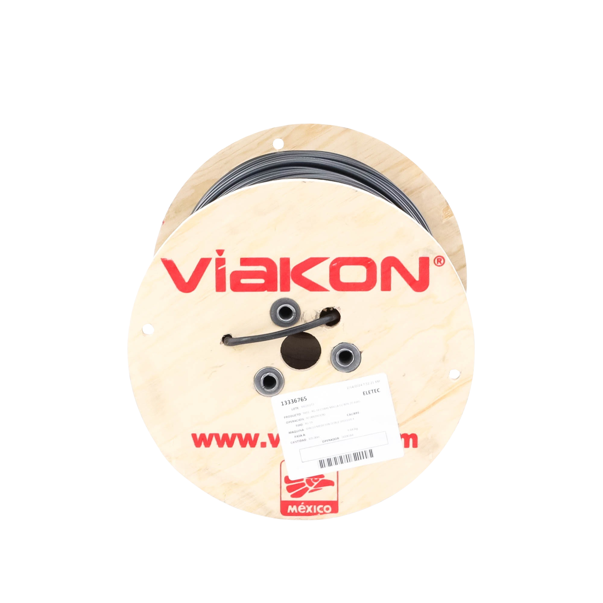 Cable RG59 Coaxial para Video, 305M, HECHO EN MÉXICO, Optimizado para HD / Intemperie VIAKON - Imagen 3