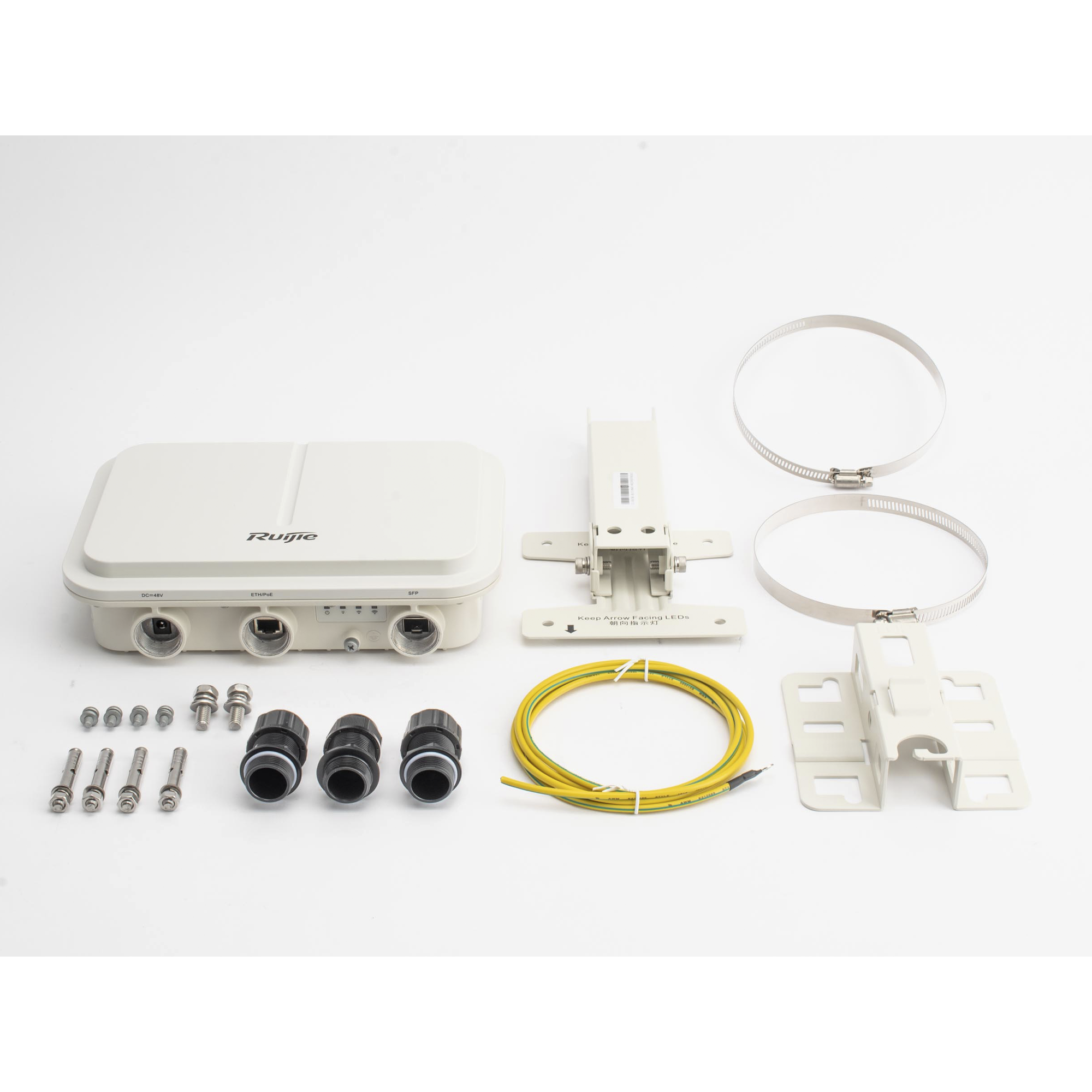 Punto de acceso WiFi6 para exterior Omni-Direccional 360° IP68 hasta 2975Mbps doble banda 802.11AX MU-MIMO 2x2 RUIJIE - Imagen 5