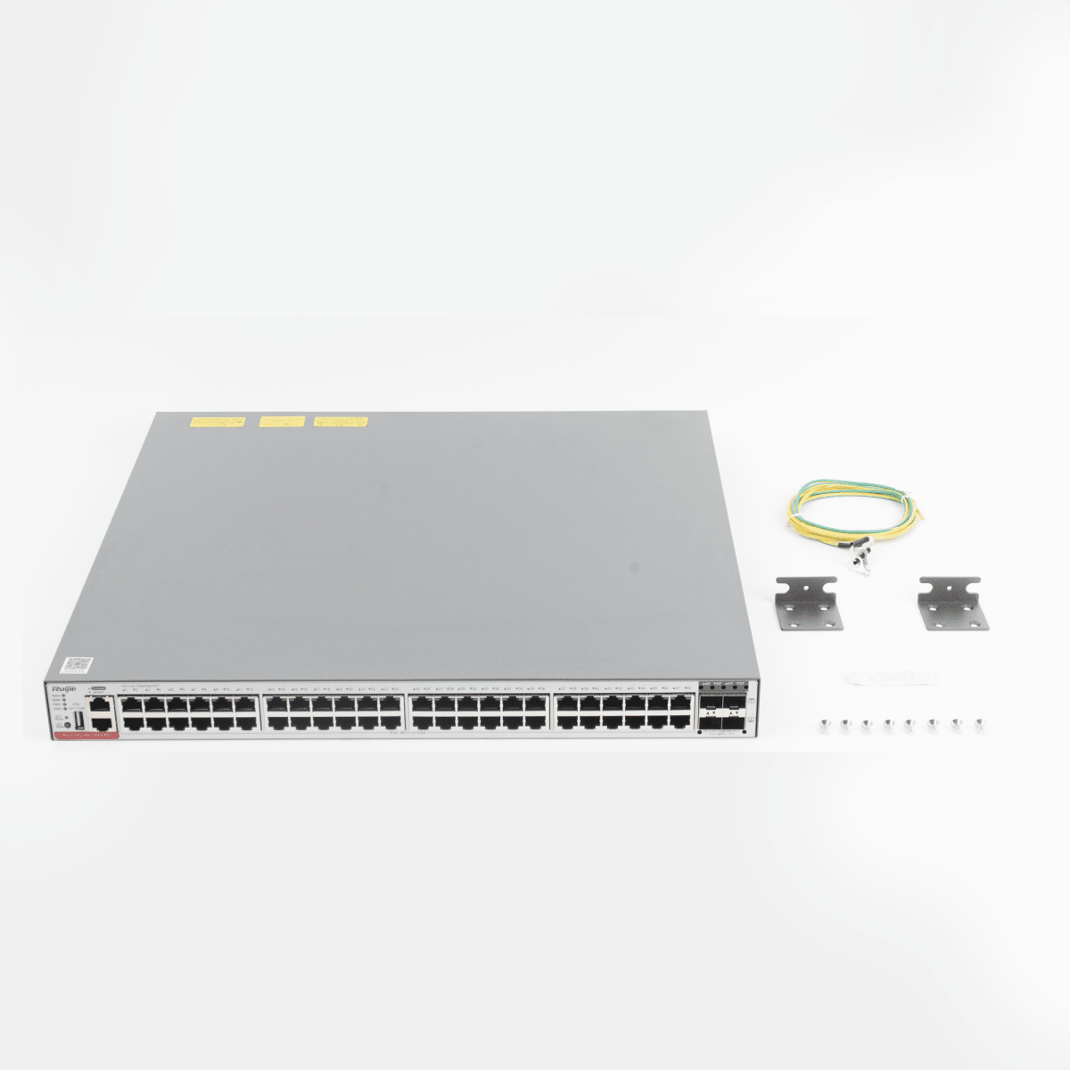 SwitchesRUIJIERG-CS83-48GT4XS-PDSwitch Administrable Capa 3 PoE+ 48 Puertos Gigabit 1480W 4 SFP+ 10Gb Ruijie RG - CS83 - 48GT4XS - PD - SILYMX