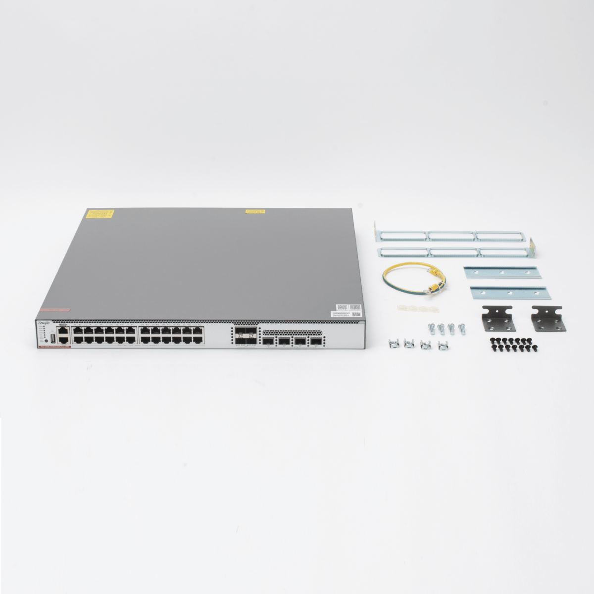 Switches PoERUIJIERG-CS86-24XMG4XS4VS-UPDSwitch Core 24 Puertos PoE 802.3bt Hi - PoE 90W Capa 3 Multi - Gigabit 10G 25G Ruijie RG - CS86 - 24XMG4XS4VS - UPD - SILYMX