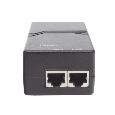 Inyectores PoERUIJIERG-E-120(GE)Inyector PoE Gigabit 802.3af 15W 50V Compatible Hikvision Ubiquiti TP - Link Ruijie RG - E - 120(GE) - SILYMX