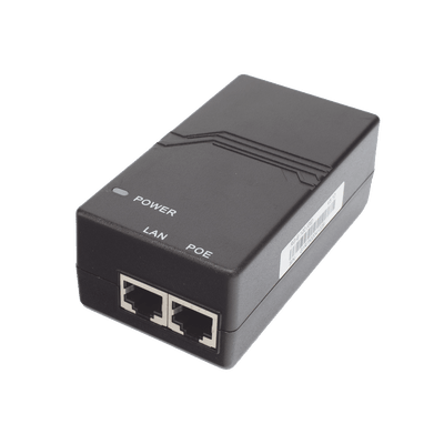 Inyectores PoERUIJIERG-E-120(GE)Inyector PoE Gigabit 802.3af 15W 50V Compatible Hikvision Ubiquiti TP - Link Ruijie RG - E - 120(GE) - SILYMX