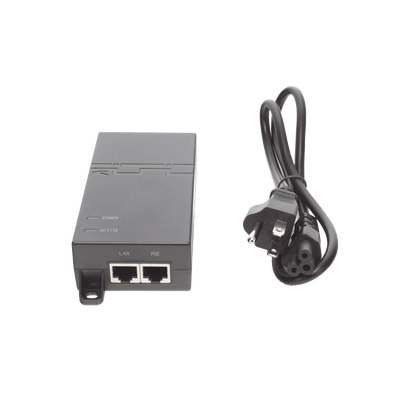 Inyectores PoERUIJIERG-E-130(GE)Inyector PoE+ Gigabit 30W 802.3at 53V 0.6A 2 Puertos RJ45 Ruijie RG - E - 130(GE) - SILYMX