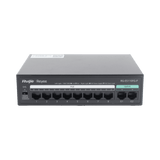 Switches PoERUIJIERG-ES110FG-PSwitch No Administrable 8 Puertos PoE+ 110W 2 Uplinks Gigabit Ruijie RG - ES110FG - P - SILYMX