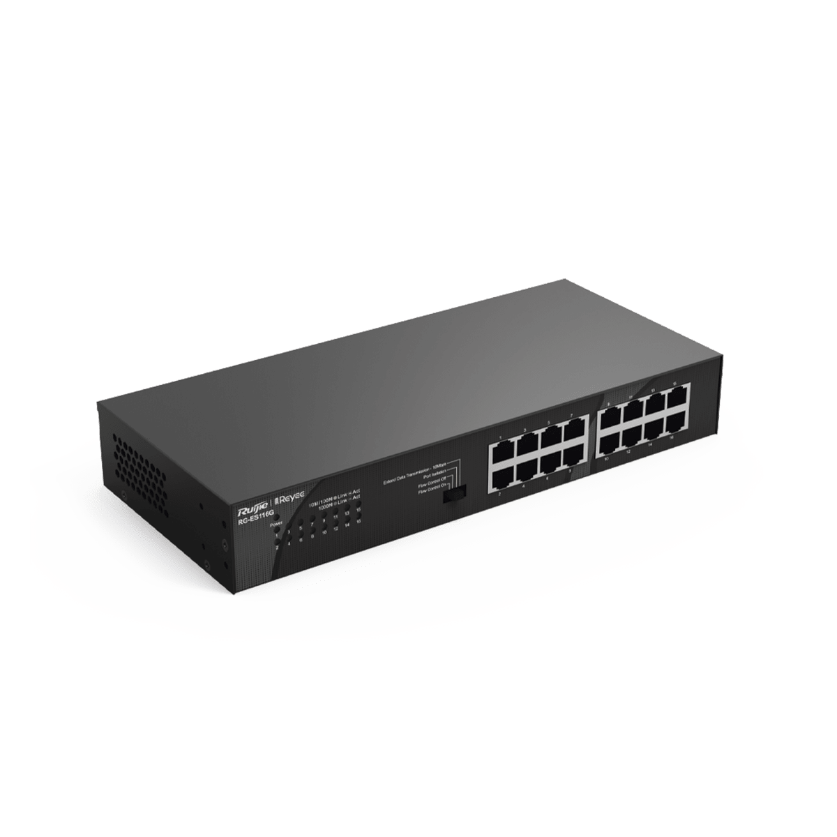 SwitchesRUIJIERG-ES116G-LSwitch No Administrable 16 Puertos Gigabit Visible en Nube Ruijie RG - ES116G - L - SILYMX