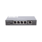 Switch Administrable PoE con 5 puertos Gigabit, 4 PoE 802.3af/at, gestión gratuita desde la nube, 54w RUIJIE - Imagen 1