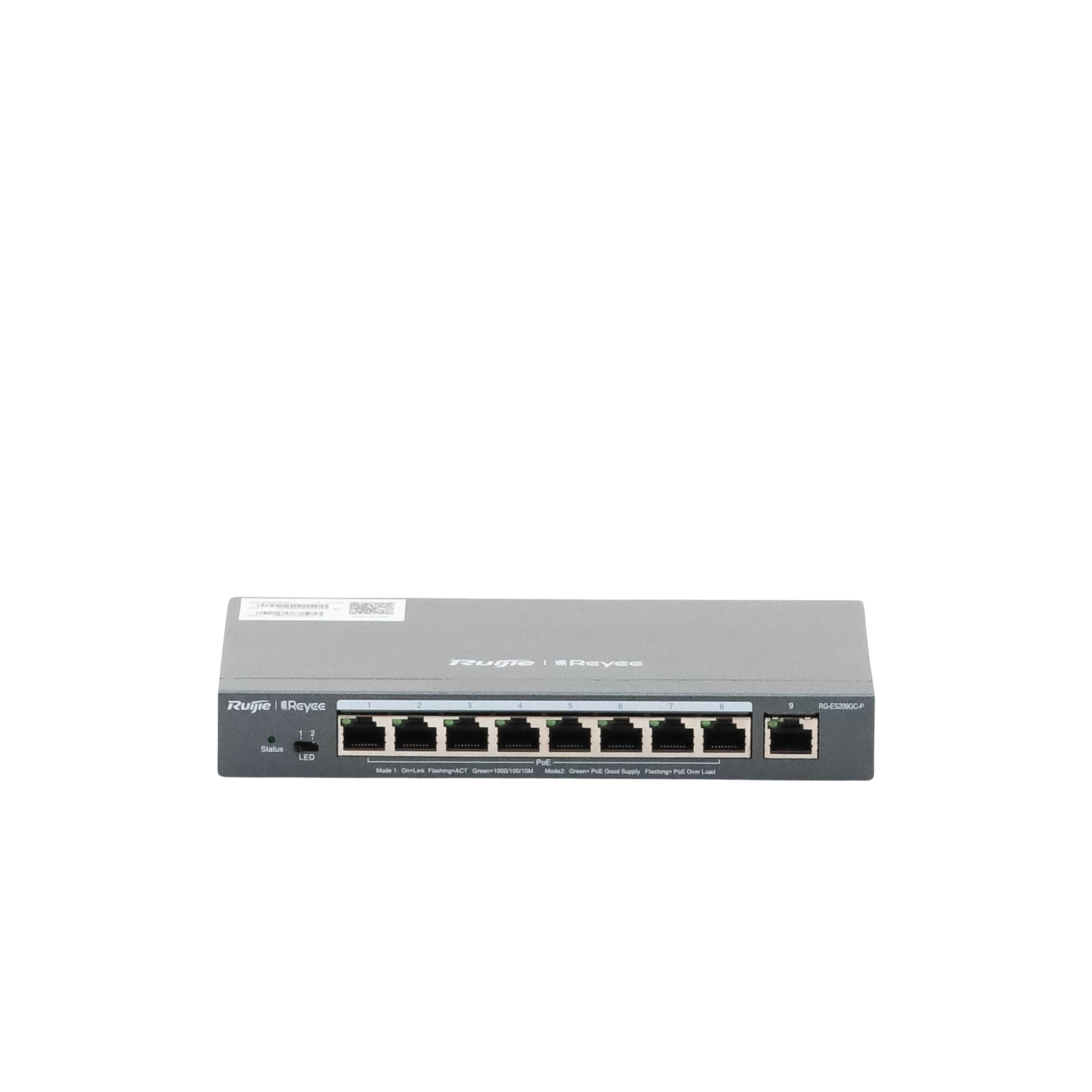 Switch Administrable 8 Puertos PoE+ 802.3af/at Gigabit gestión gratuita desde la nube 120w RUIJIE - Imagen 6