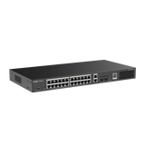 Switches PoERUIJIERG-ES228GS-PSwitch Administrable 24 Puertos Gigabit PoE+ 370W 2 SFP Gestion Nube Ruijie RG - ES228GS - P - SILYMX