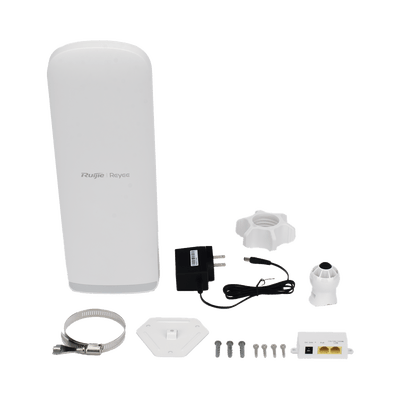 Punto de AccesoRUIJIERG-EST450GAccess Point Multipunto Sectorial 15dBi 120° AirMetro 16 Clientes Ruijie RG - EST450G - SILYMX