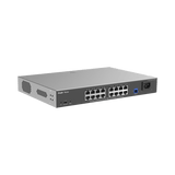 Switches PoERUIJIERG-NBF2100S-16GT1SC-PONU Switch PoE+ Hibrido Capa 2 1 Puerto PON 1G 16 Puertos Gigabit 240W Ruijie RG - NBF2100S - 16GT1SC - P - SILYMX