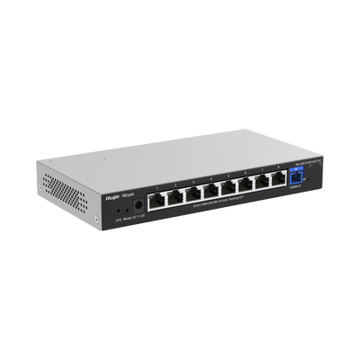 OLT ONT ONURUIJIERG-NBF2100S-8GT1SCONU Switch Hibrido Capa 2 Puerto PON 1G SC/UPC 8 Puertos Gigabit 100 Clientes Ruijie RG - NBF2100S - 8GT1SC - SILYMX