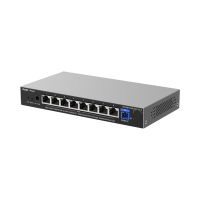 e-Lighten ONU / Switch PoE+ Hibrido, Capa 2 con un Puerto PON 1G SC/UPC y 8 Puertos Ethernet PoE+ 1G hasta 120 Watts y 100 Clientes RUIJIE - Imagen 1