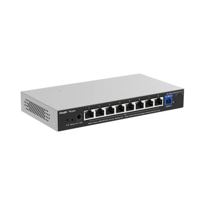 e-Lighten ONU / Switch PoE+ Hibrido, Capa 2 con un Puerto PON 1G SC/UPC y 8 Puertos Ethernet PoE+ 1G hasta 120 Watts y 100 Clientes RUIJIE - Imagen 2