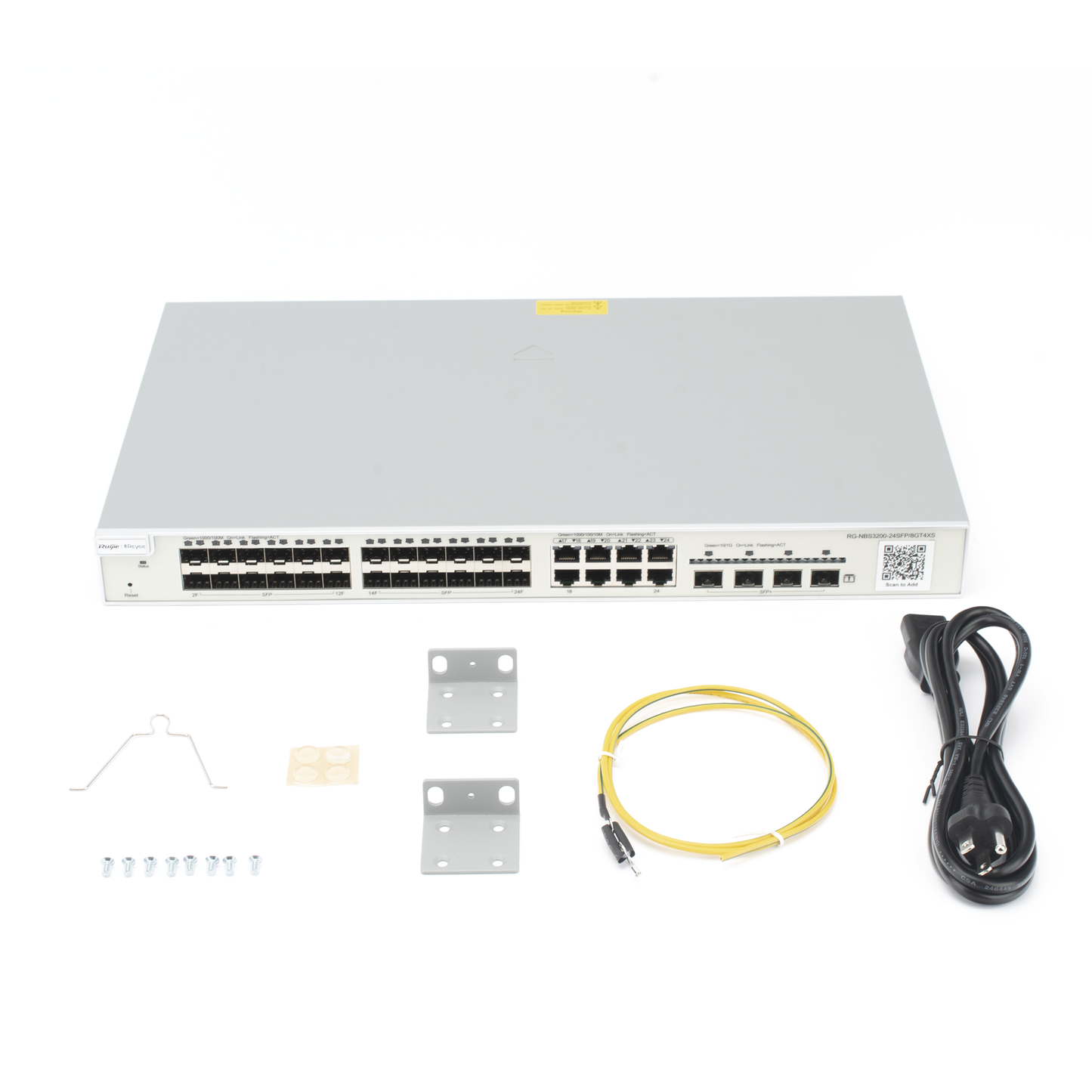 Switch administrable Capa 2+ Plus, 24 puertos SFP con 8 puertos Ethernet Gigabit y 4 SFP+ gestión en la nube RUIJIE - Imagen 5
