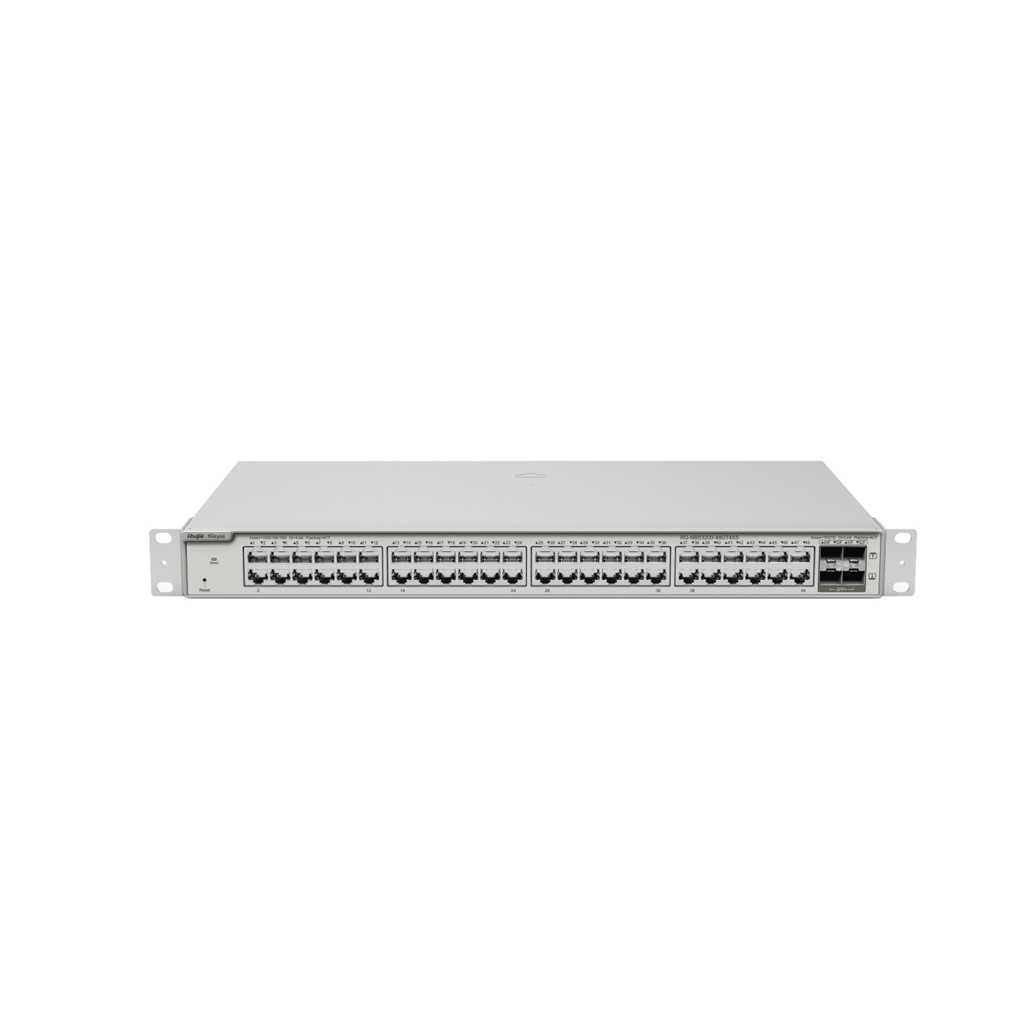 Switch Administrable Capa 2+ Plus, con 48 puertos Gigabit + 4 SFP+ para fibra 10Gb, gestión gratuita desde la nube RUIJIE - Imagen 1
