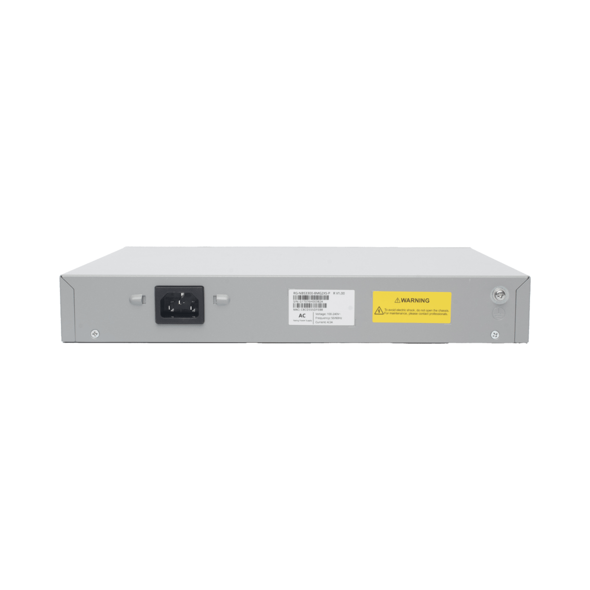 Switches PoERUIJIERG-NBS3300-8MG2XS-PSwitch Administrable Capa 2 8 Puertos 2.5G Multi - Gigabit PoE+ 240W 2 SFP+ 10G Cloud WiFi 6/7 Ruijie RG - NBS3300 - 8MG2XS - P - SILYMX