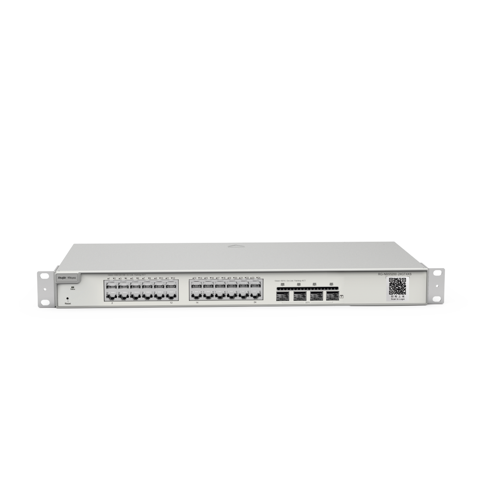 Switch Administrable Capa 3 con 24 puertos Gigabit + 4 SFP+ para fibra 10Gb, gestión gratuita desde la nube RUIJIE - Imagen 1