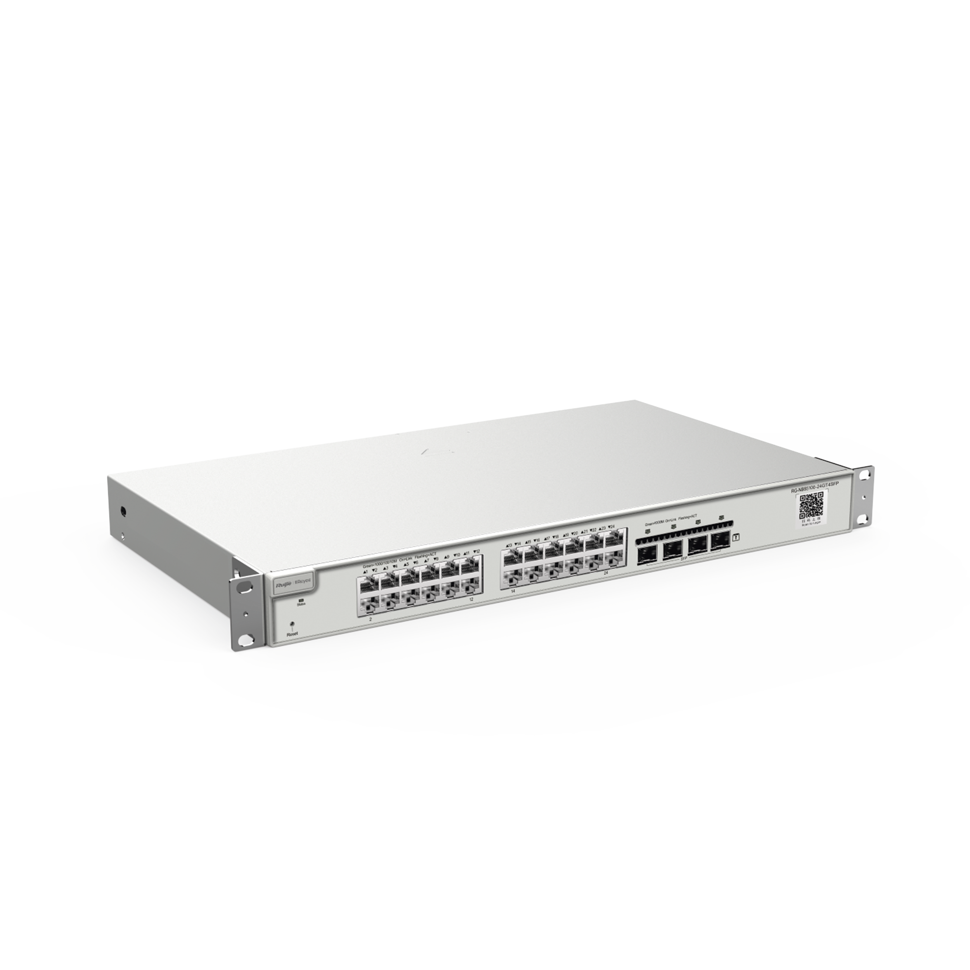 Switch Administrable Capa 3 con 24 puertos Gigabit + 4 SFP+ para fibra 10Gb, gestión gratuita desde la nube RUIJIE - Imagen 4