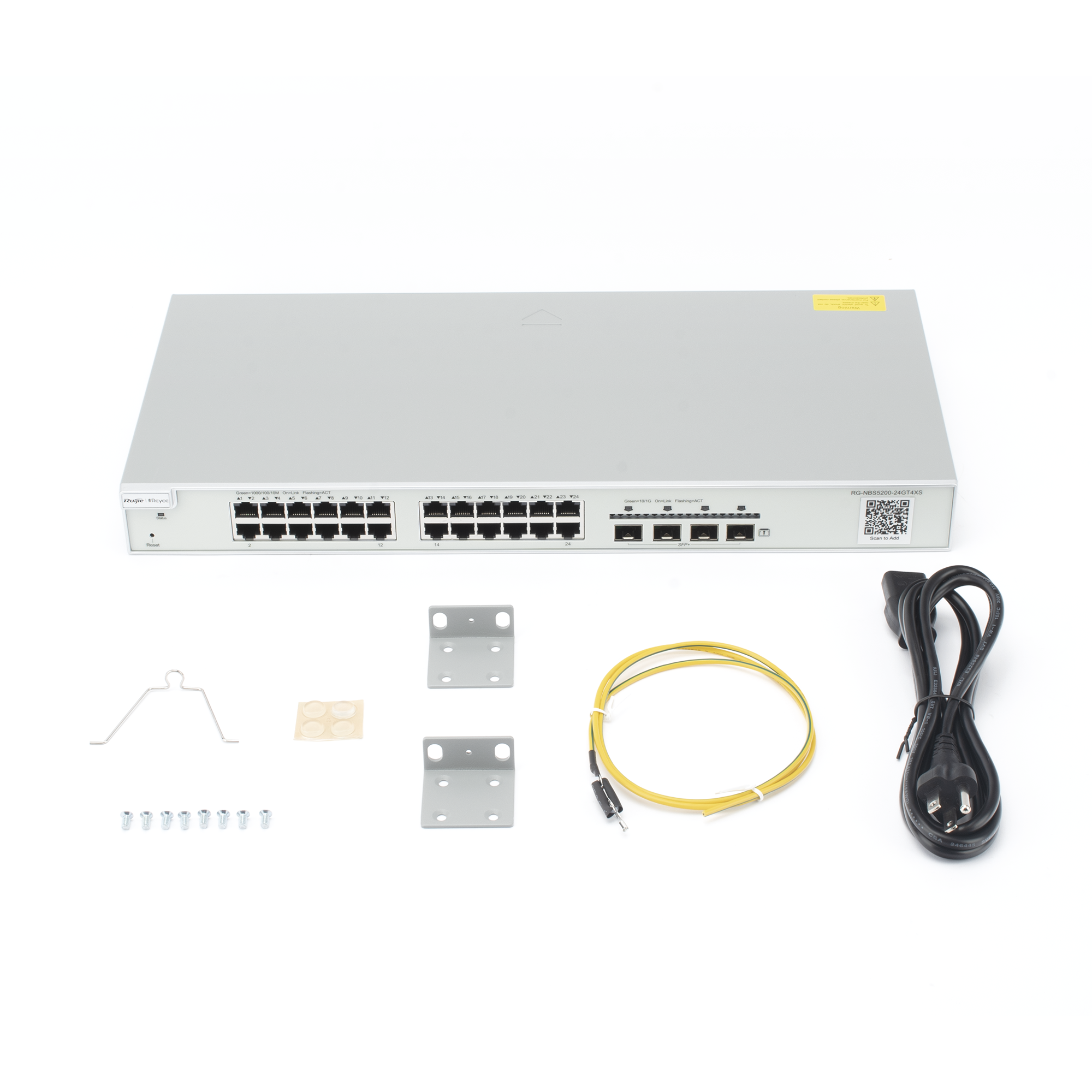 Switch Administrable Capa 3 con 24 puertos Gigabit + 4 SFP+ para fibra 10Gb, gestión gratuita desde la nube RUIJIE - Imagen 5