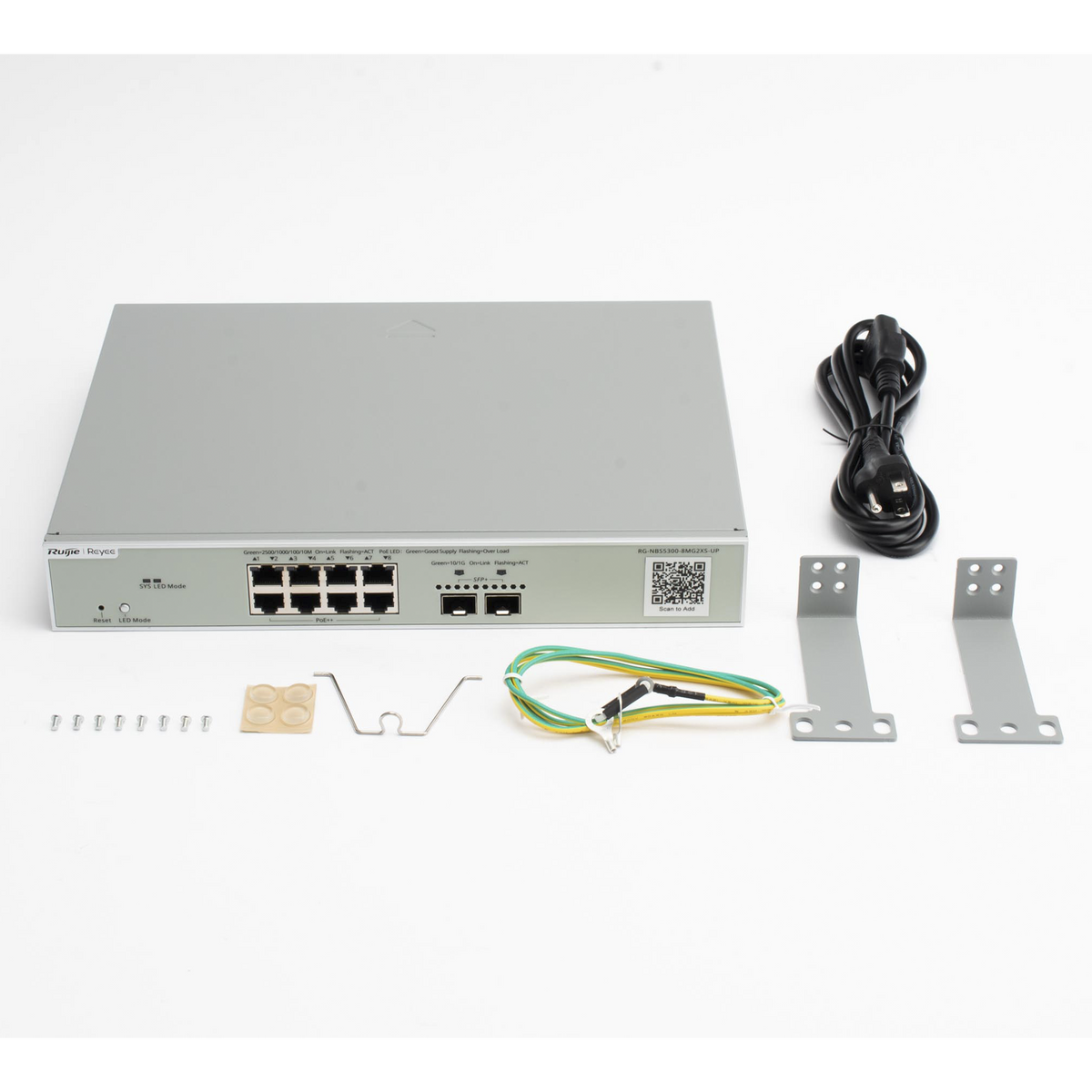 Switch Multi-Gigabit PoE++ 370W 802.3bt Capa 3 Administrable Cloud, Diseñado Para Access Points WiFi 6/7 RUIJIE - Imagen 3