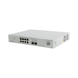 RUIJIERG-NBS5300-8MG2XS-UPSwitch Multi - Gigabit PoE++ 370W 802.3bt Capa 3 Administrable Cloud, Diseñado Para Access Points WiFi 6/7 - SILYMX