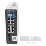 Switch Industrial PoE+ hasta 300 watts , Ideal para temperaturas Extremas y protección contra descargas, 1 puerto PoE++ 60W y 7 puertos PoE+ 30W, 2 SFP Uplink RUIJIE - Imagen 5