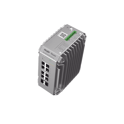 Switches PoERUIJIERG-NIS3100-8GT2SFP-HPSwitch Industrial PoE 8 Puertos Gigabit 125W 2 SFP Cloud - 40°C Ruijie RG - NIS3100 - 8GT2SFP - HP - SILYMX