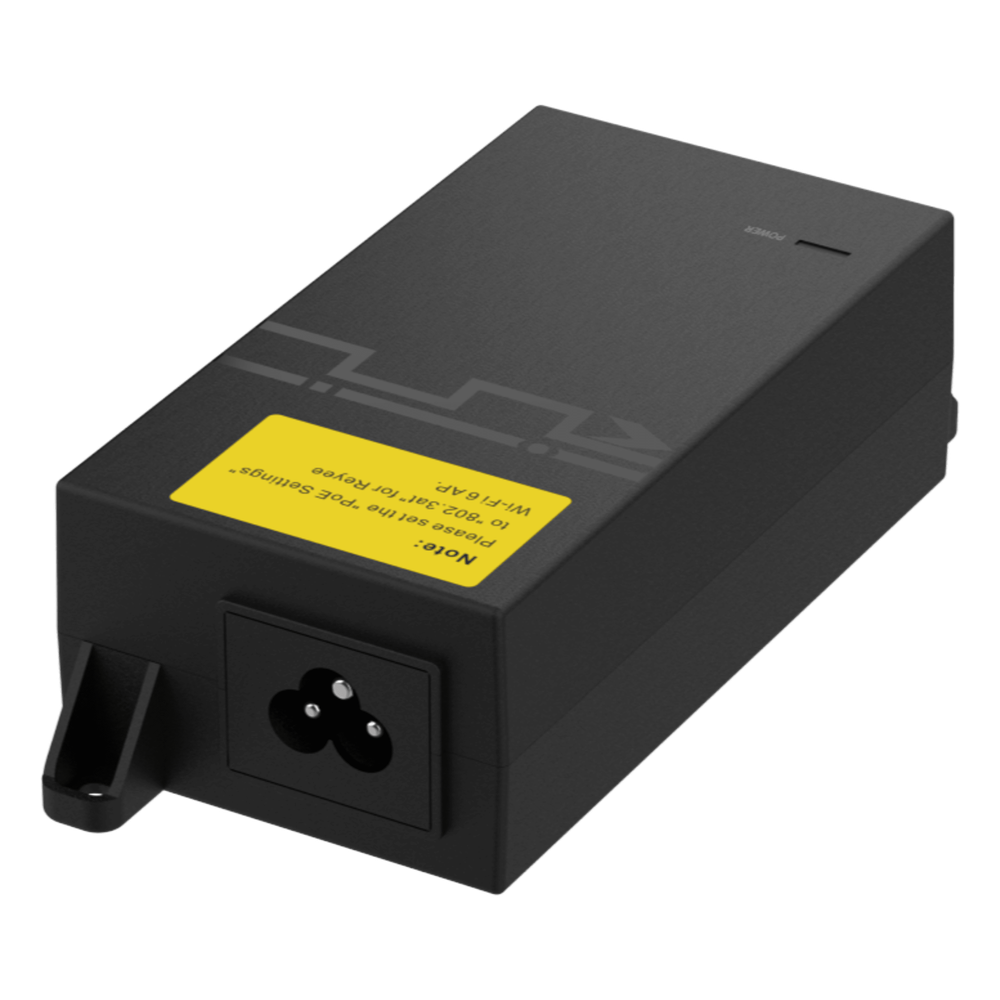 Inyector PoE Pasivo / Gigabit 1G / 52 V / 30 W / Protección 2000 A / RJ45 Blindado RUIJIE - Imagen 2