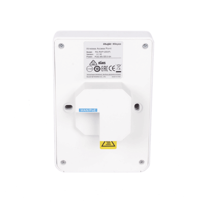 Punto de AccesoRUIJIERG-RAP1200(P)Punto de Acceso Mesh Wi - Fi 5 AC1750 Doble Banda MU - MIMO PoE Out Ruijie RG - RAP1200(P) - SILYMX