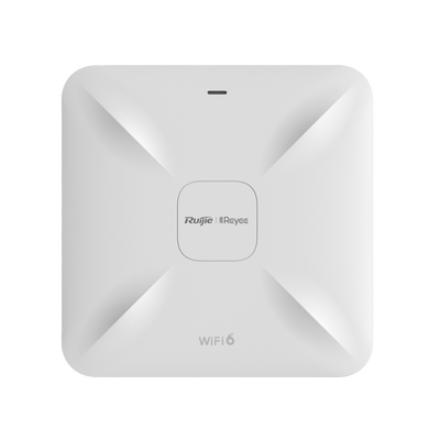 Punto de Acceso Mesh Wi-Fi 6 para Interior, se Instala en Techo o Pared, hasta 512 Usuarios y 2.97 Gbps, Doble Banda 802.11ax MU-MIMO 2x2 RUIJIE - Imagen 1