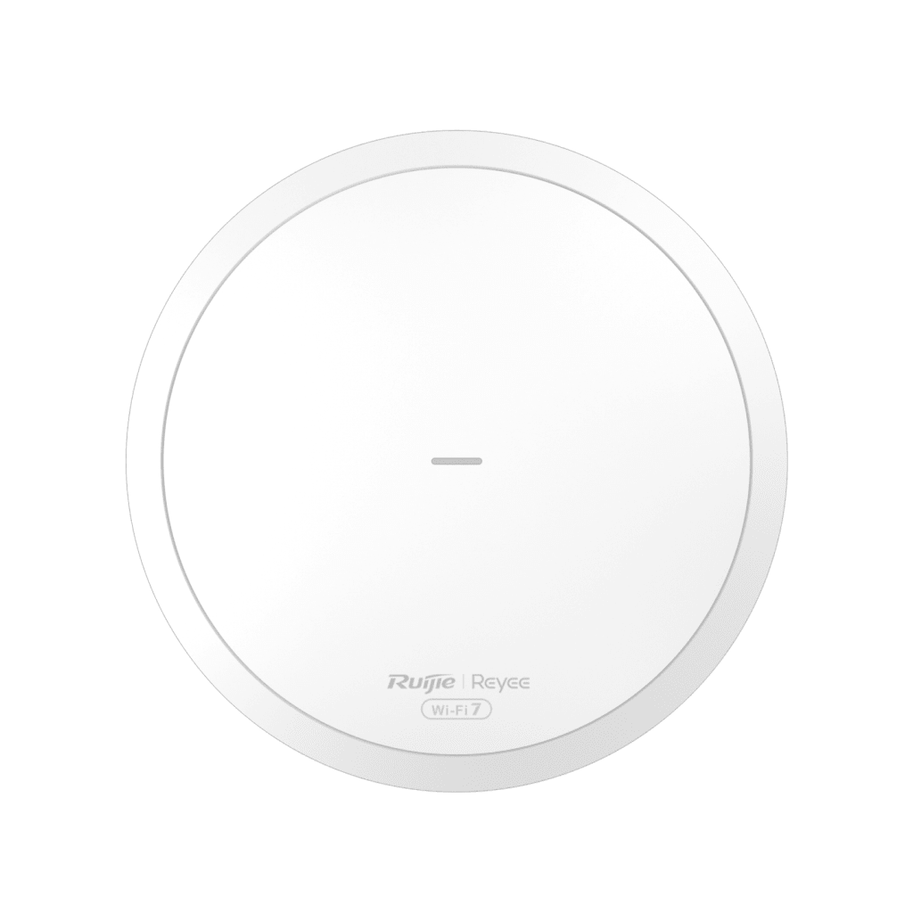 Punto de acceso Wi-Fi 7 para interior en techo hasta 3.57 Gbps doble banda 802.11be MU-MIMO 2x2 RUIJIE - Imagen 1