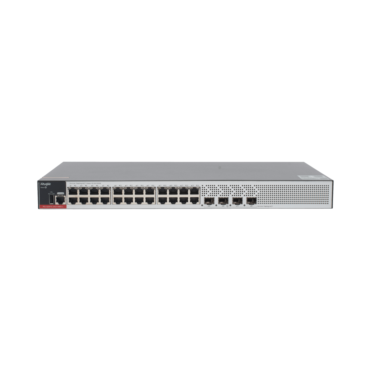 SwitchesRUIJIERG-S2915-24GT4MS-LSwitch Administrable Capa 2+ 24 Puertos Gigabit 4 SFP 2.5G Ruijie RG - S2915 - 24GT4MS - L - SILYMX