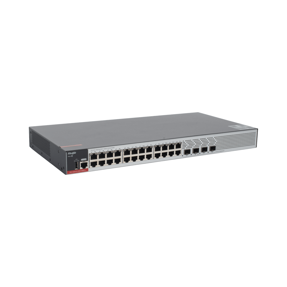SwitchesRUIJIERG-S2915-24GT4MS-LSwitch Administrable Capa 2+ 24 Puertos Gigabit 4 SFP 2.5G Ruijie RG - S2915 - 24GT4MS - L - SILYMX