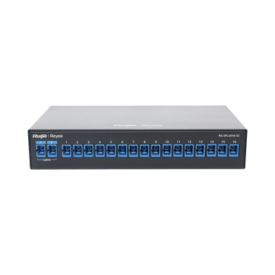 Splitters y Cajas de EmpalmeRUIJIERG-SPL2016-SCSplitter Pasivo PON 2/16 SC/UPC 1260 - 1650nm 500mW Ruijie RG - SPL2016 - SC - SILYMX