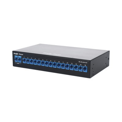 Splitters y Cajas de EmpalmeRUIJIERG-SPL2016-SCSplitter Pasivo PON 2/16 SC/UPC 1260 - 1650nm 500mW Ruijie RG - SPL2016 - SC - SILYMX