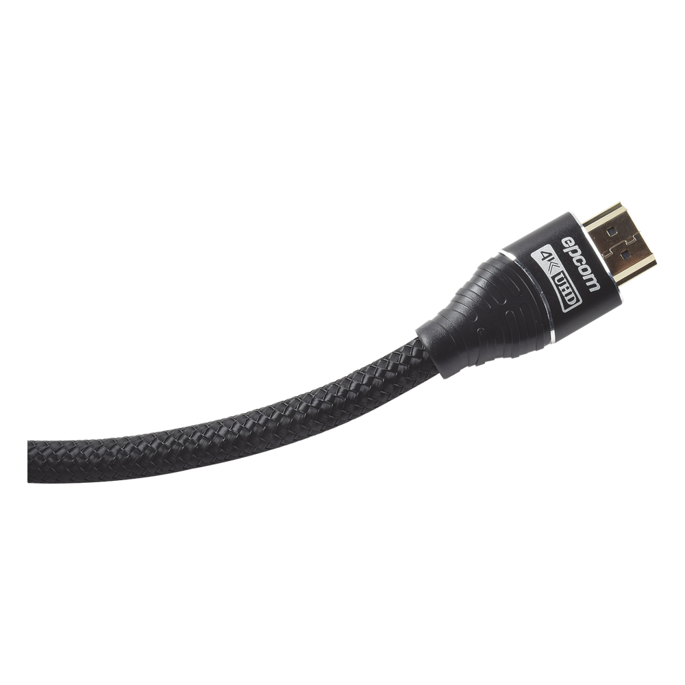 Cable HDMI Ultra-Resistente Redondo de 3m ( 9.8 ft ) Optimizado para Resolución 4K ULTRA HD EPCOM POWERLINE - Imagen 1