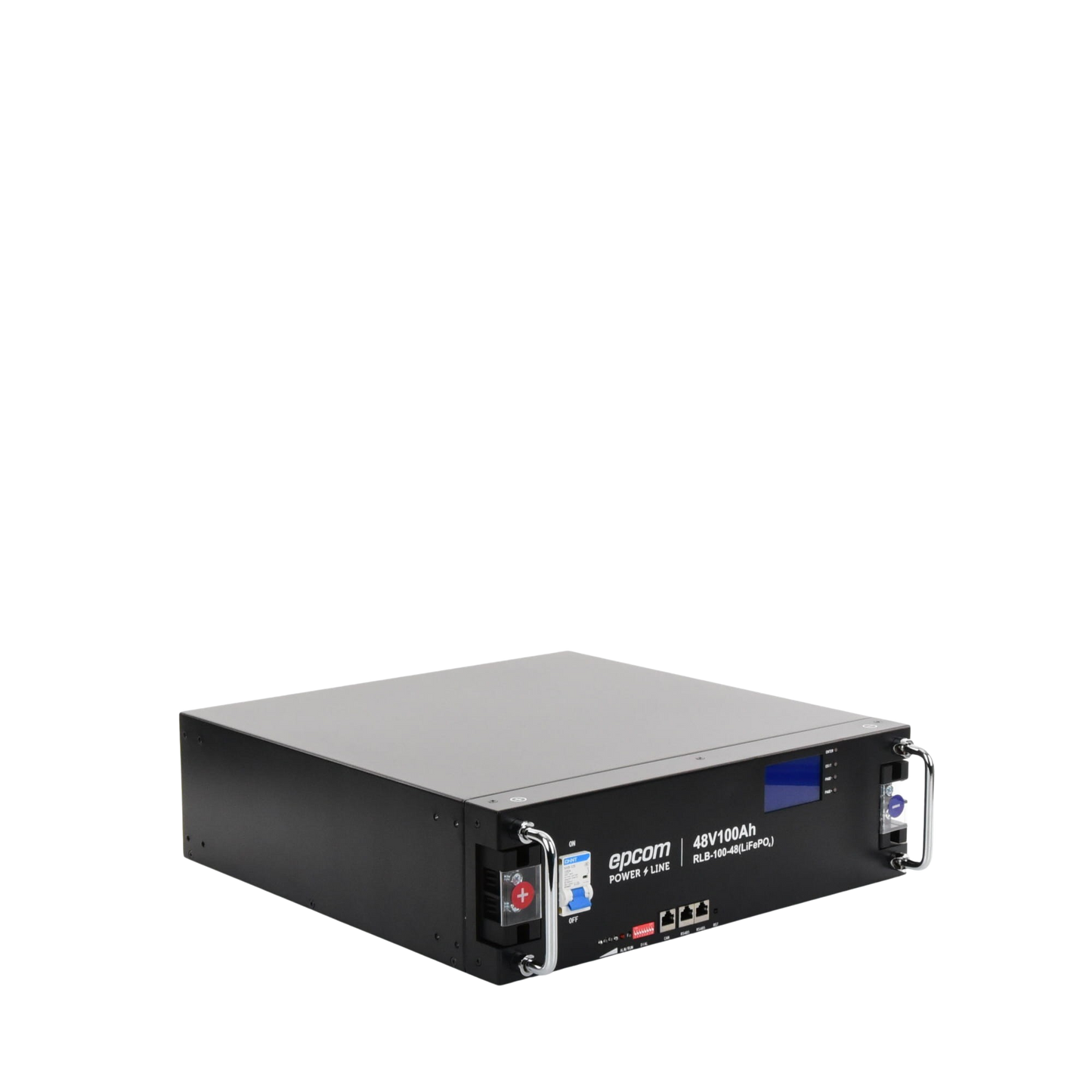 Batería de Litio de 4.8 Kwh, 48 Vcc, 100 Ah, 3U de Montaje en Rack con Pantalla de Monitoreo Local LCD EPCOM POWERLINE - Imagen 3