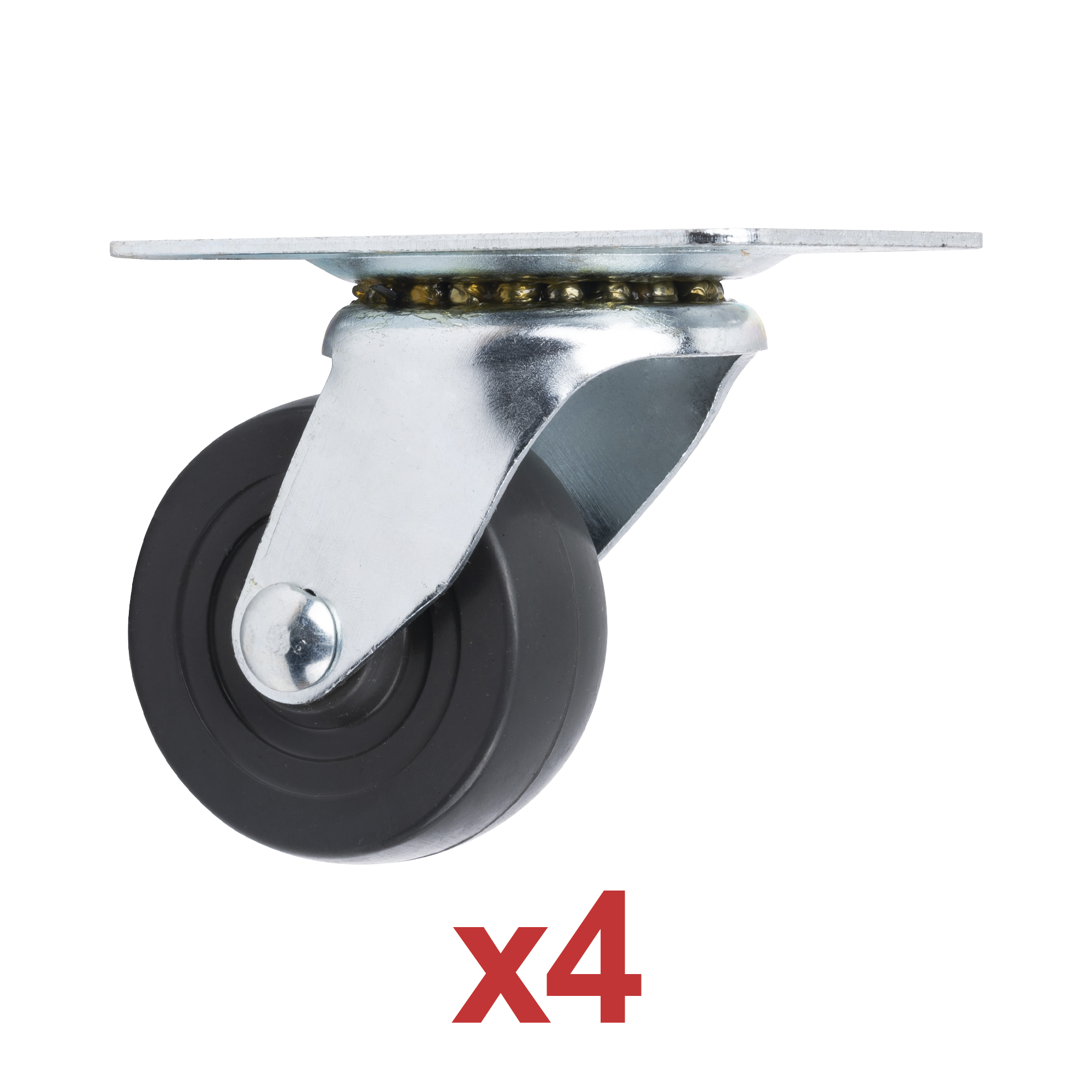 Kit de 4 Ruedas Locas para Racks y Gabinetes (Ver Compatibilidad). SYSCOM - Imagen 1