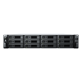 Servidor NASSYNOLOGYRS2423+Servidor Almacenamiento RackStation 12 Bahías 2U 216TB 10GbE Fuentes Duales Synology RS2423RP+ - SILYMX