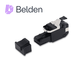 Jacks y PlugsBELDENRVAFPUBK-S1Conector Plug RJ45 10GX Cat6A T568A/B Negro Belden RVAFPUBK - S1 - SILYMX