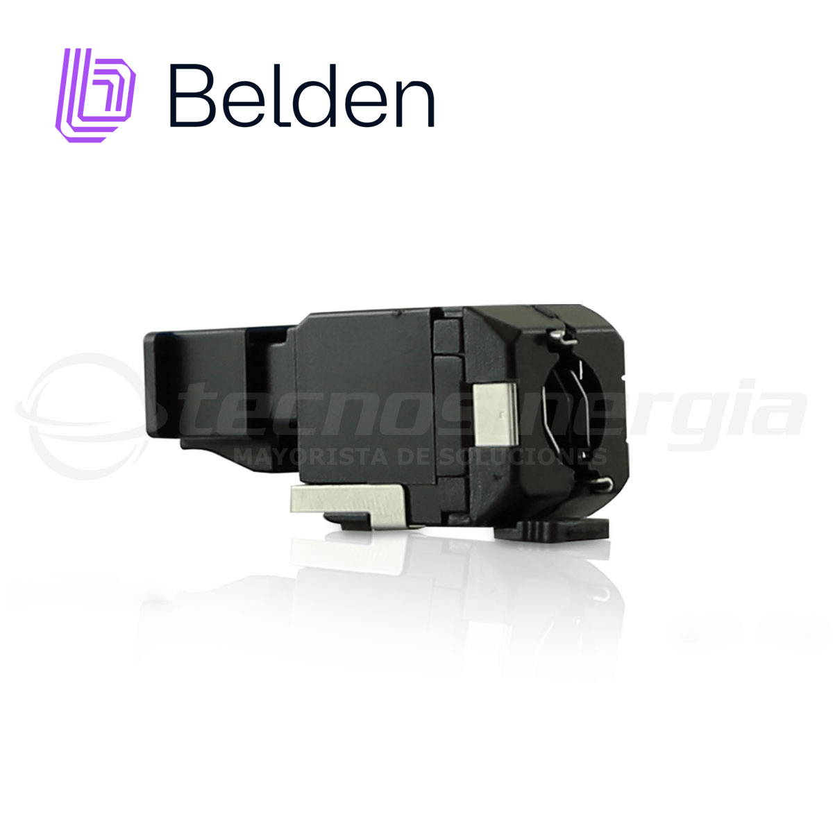 Jacks y PlugsBELDENRVAFPUBK-S1Conector Plug RJ45 10GX Cat6A T568A/B Negro Belden RVAFPUBK - S1 - SILYMX