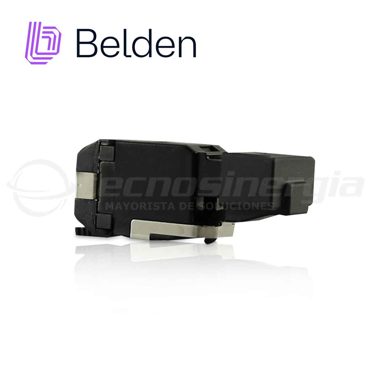 Jacks y PlugsBELDENRVAFPUBK-S1Conector Plug RJ45 10GX Cat6A T568A/B Negro Belden RVAFPUBK - S1 - SILYMX
